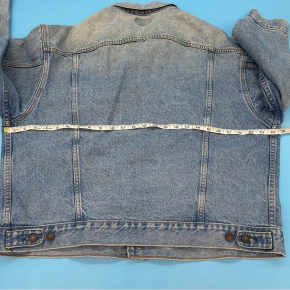Vintage Levi’s Denim Trucker Jacket 70507-0214 Men's Size XL - Picture 8 of 10